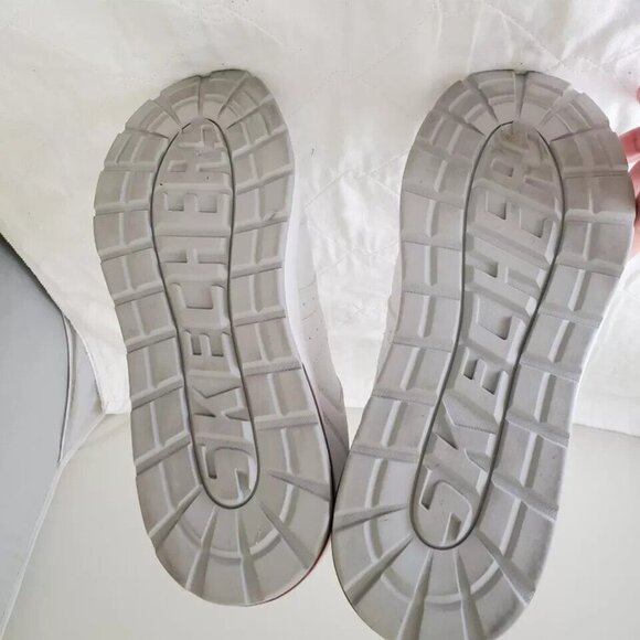 Skechers Leather NEW Evanston Rudge 210147 Men's White Sneakers, Shoes, Size 14M - Picture 4 of 4